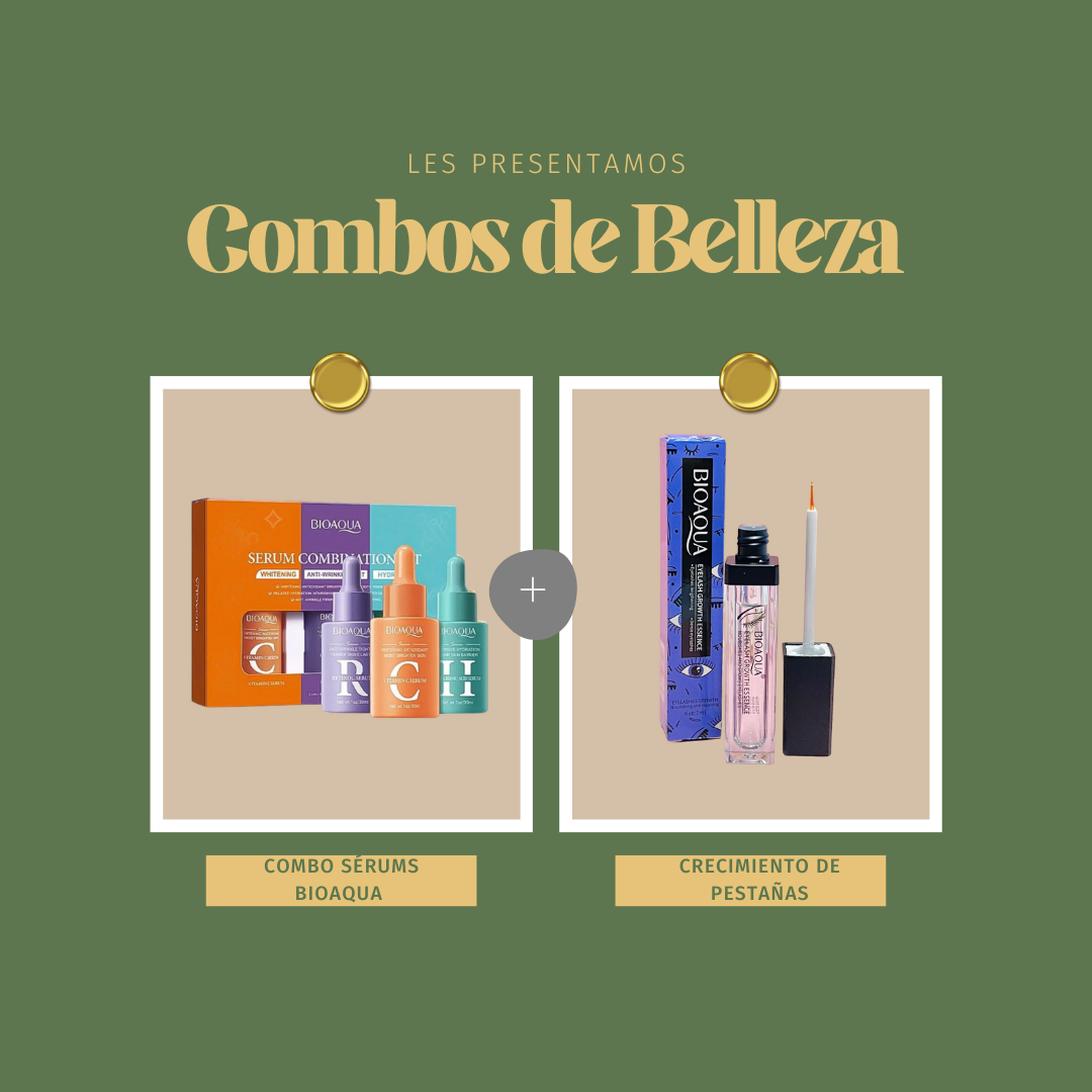 Combo Pestañas + Set Sérums Bioaqua